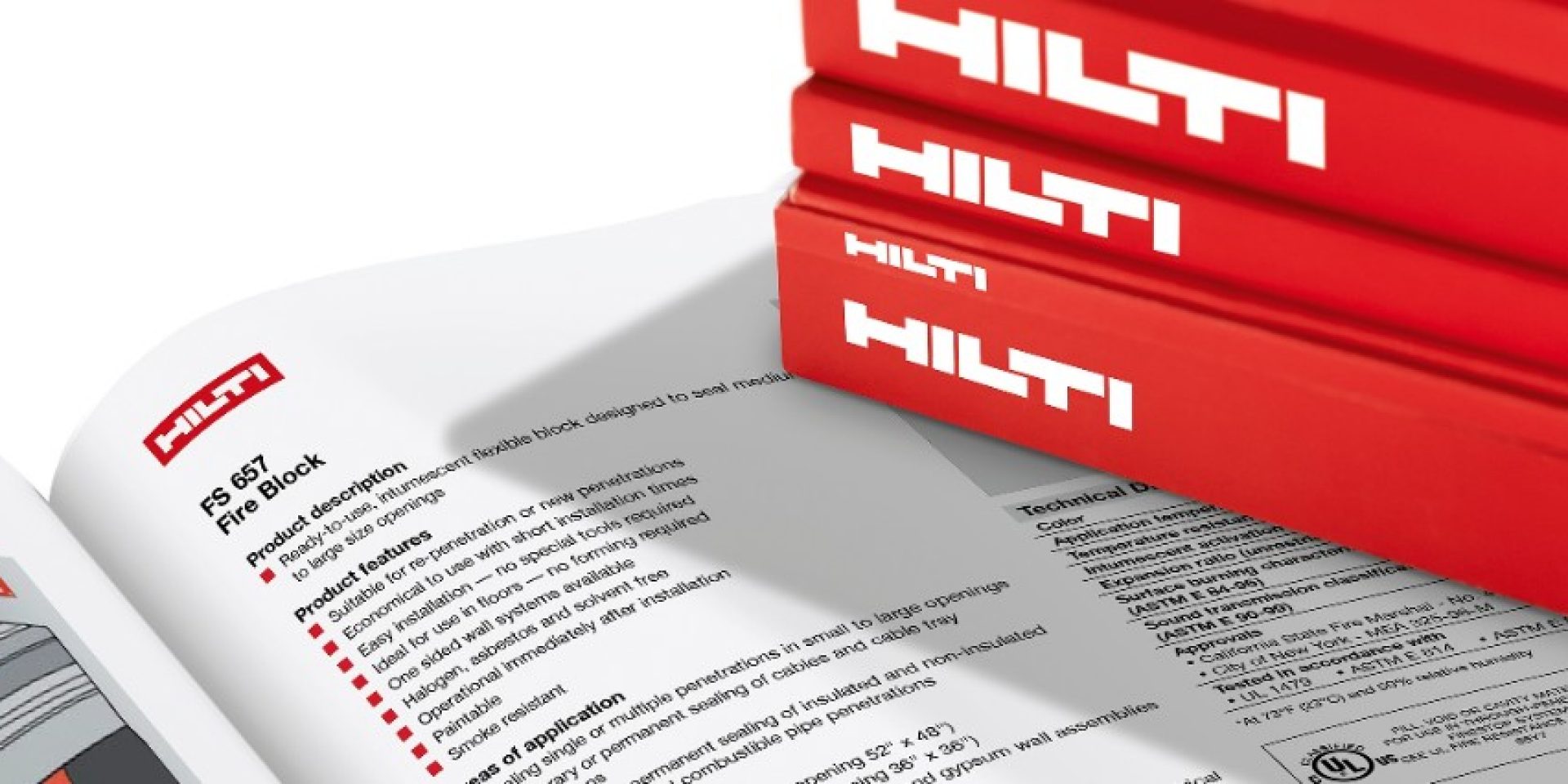 Hilti firestop technical literature