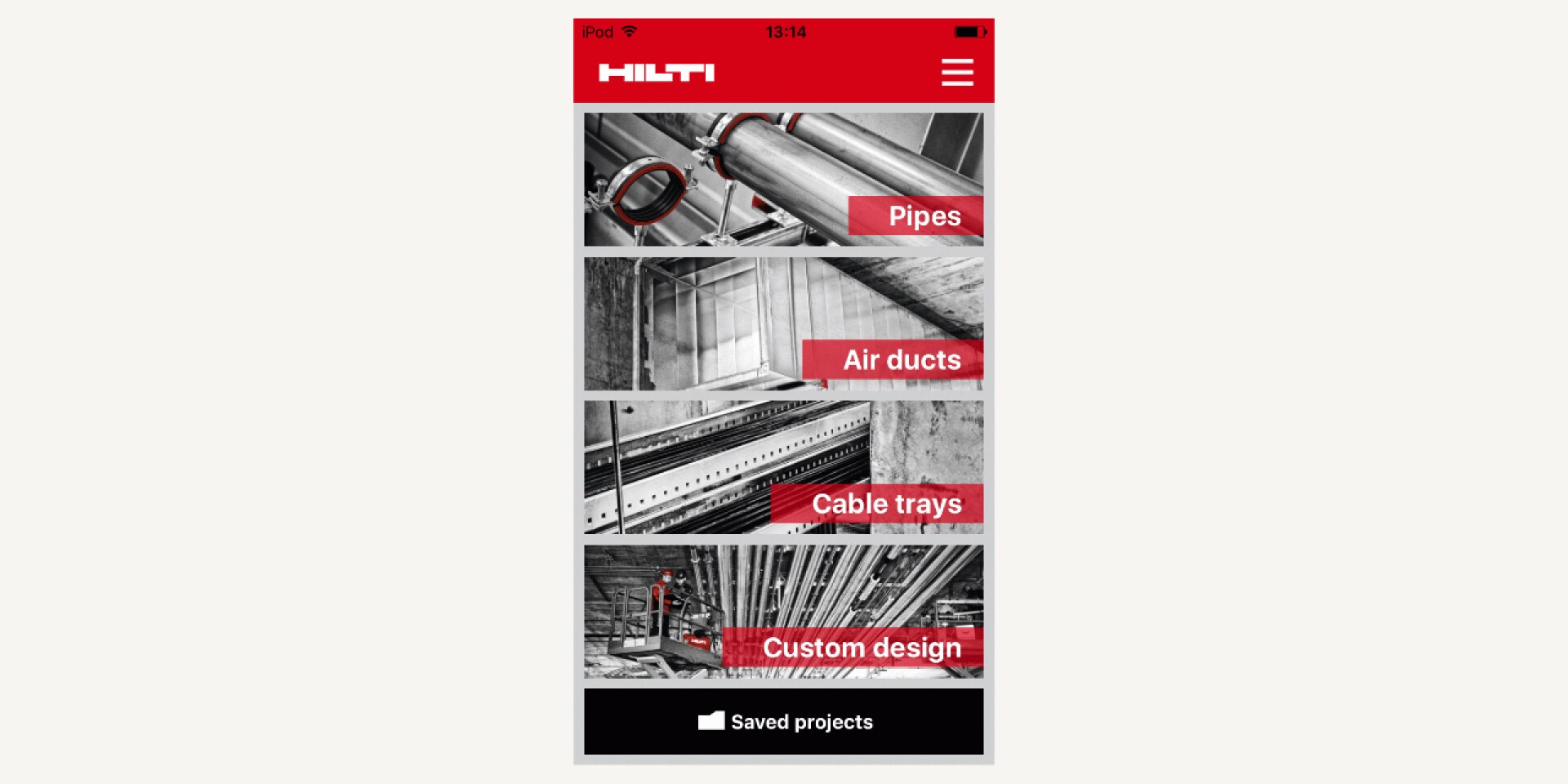 Hilti Channel Calculator app