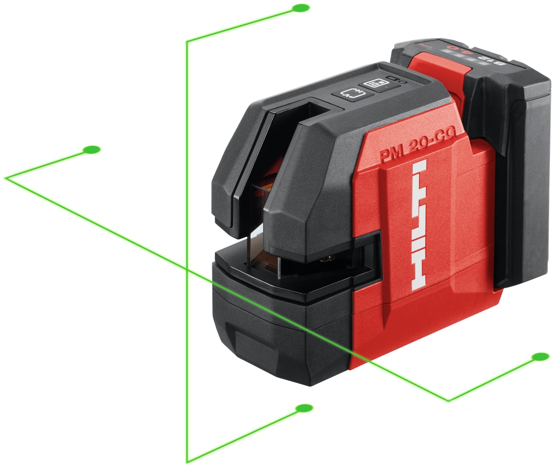 PM 20-CG Plumb and cross line laser