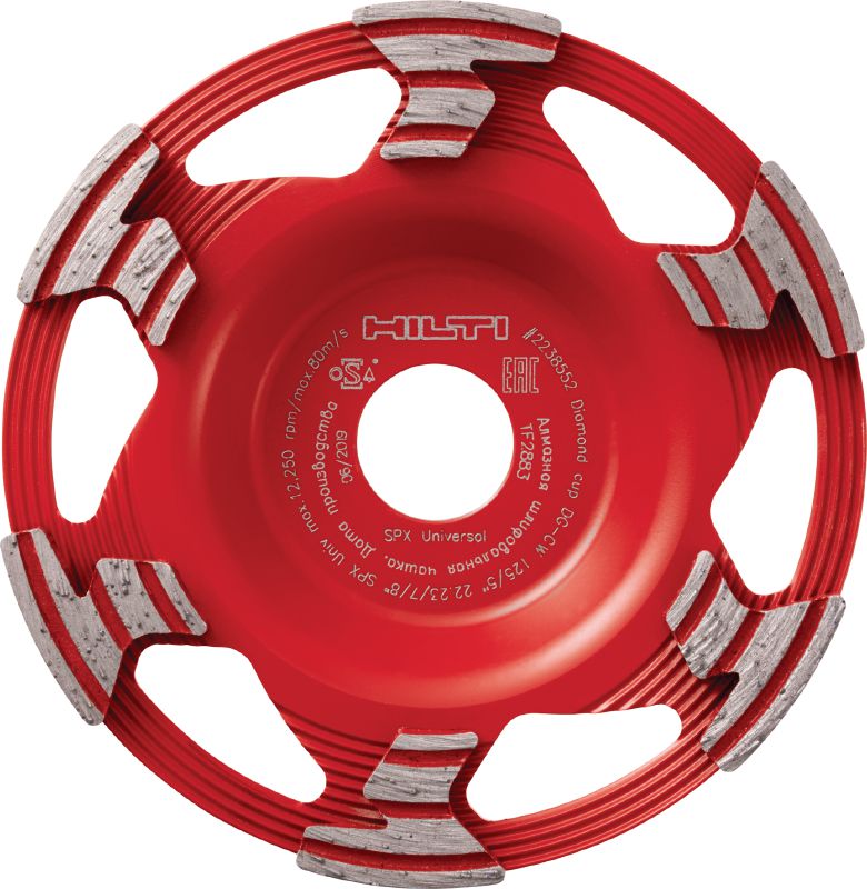 SPX Universal diamond cup wheel Ultimate diamond cup wheel for angle grinders – for faster grinding of concrete, screed and natural stone