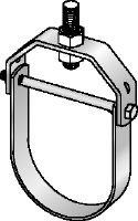 SDC clevis hangers Standard galvanised clevis hanger for various piping applications