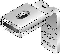 MVA-LH heavy air duct bracket Galvanised heavy air duct bracket for fastening heavy ventilation ducts