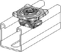 MQA-B pipe clamp saddle Ultimate galvanised pipe clamp saddle – fire-tested according to ETA