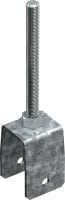 MT-CTR-GS OC Girder hanger Hanger for suspending MT-70 and MT-80 girders from threaded rod to create heavy-duty MEP and HVAC trapeze