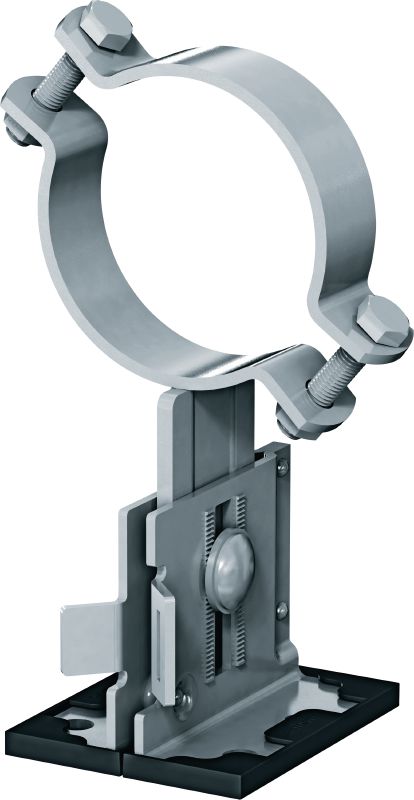 MP-PS 1-1 pipe shoe Outdoor coated (OC) pipe shoe with height and slope adjustability for heavy industrial applications with outer pipe diameters of 21-173 mm (1/2 to 6)