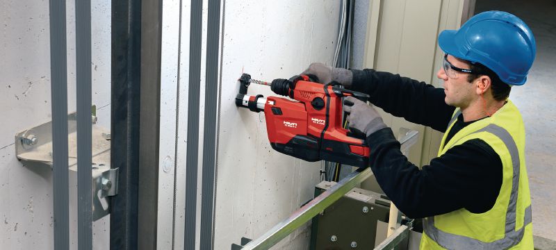 TE 6-A36 Cordless rotary hammer Powerful D-grip 36V cordless rotary hammer with superior concrete drilling and chipping performance Applications 1