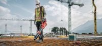 Go to slide 2 of 4: NBL 6-22 cordless blower Powerful jobsite blower for clearing jobsite debris and preparing work surfaces (Nuron battery platform) Applications 1
