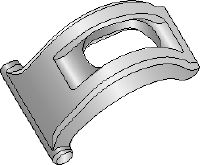 MQT Clamping claw Clamping claw for fastening strut channels to steel beams without drilling or welding