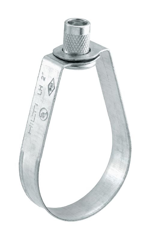 LH Sprinkler loop hanger Galvanised sprinkler loop hanger with FM and UL approvals for fire sprinkler applications