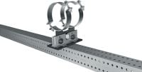 MP-PS 2-2 pipe shoe Outdoor coated (OC) pipe shoe with height and slope adjustability for heavy industrial applications with outer pipe diameters of 21-328 mm (1/2 to 12)