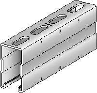 MC-72 Installation channel Galvanised installation channel for higher load requirements and indoor use
