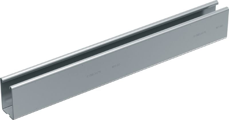 MT-60 C-Channel profile medium-duty C-Channel profile for use with MT-FL/MT-TL components in indoor environments