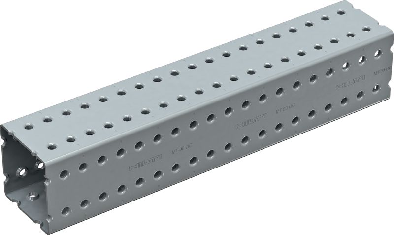 MT-90 OC Box profile heavy-duty box profile for use with MT-TFB components in outdoor environments
