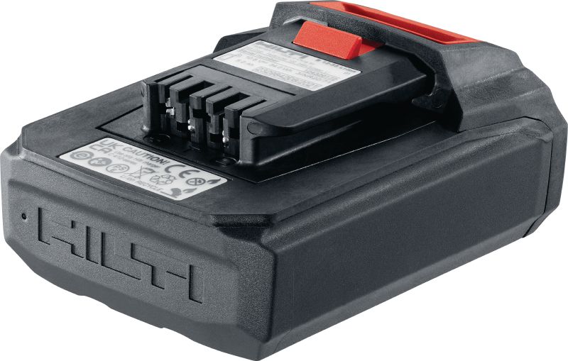 B 12-55 12V battery Compact, high-capacity 12V 5.0 Ah Li-ion battery with upgraded 21700 cells to deliver more work-per-charge