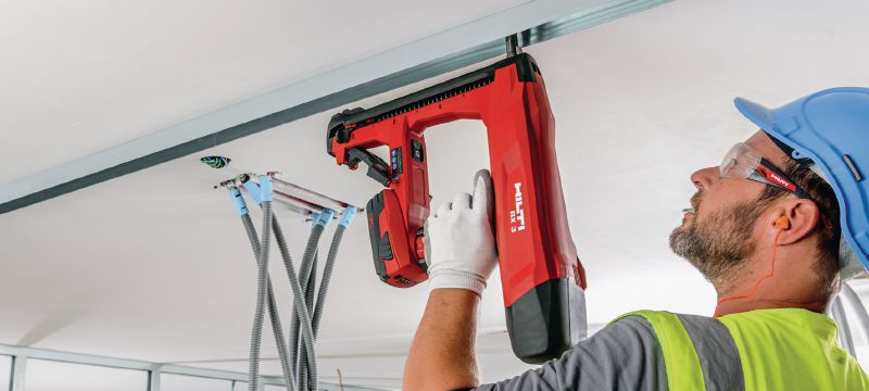 BX 3 02 Fastening tool 22V cordless nailer for interior finishing applications Applications 1