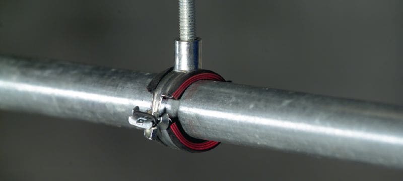 MPN-QRC Ultimate galvanised pipe clamp with quick connection head for maximum productivity in medium-duty applications Applications 1
