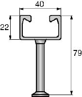 HAC-C Hot-rolled anchor channel Hot-rolled cast-in anchor channels in standard sizes and lengths suitable for a wide range of applications