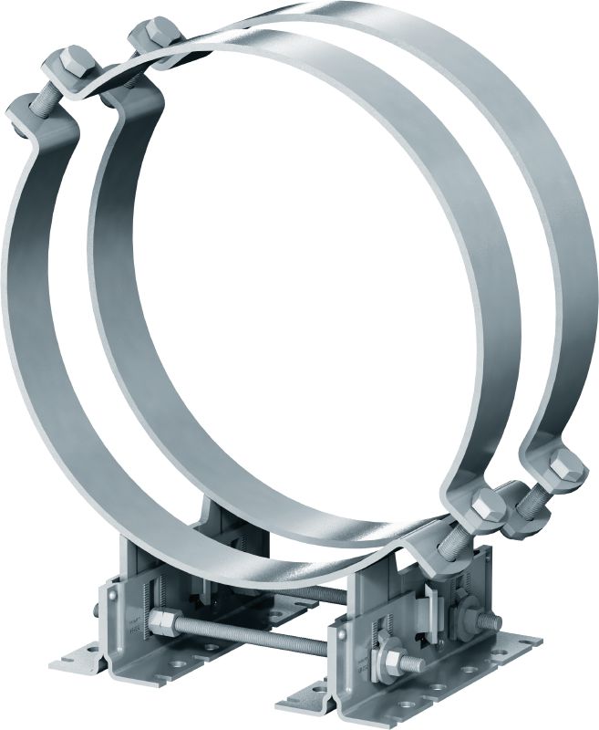 Image 2 of 6: MP-PS 4-2 pipe shoe Outdoor coated (OC) pipe shoe with height and slope adjustability for heavy industrial applications with outer pipe diameters of 217-610 mm (8 to 24)