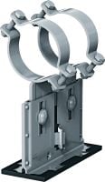 MP-PS 2-2 pipe shoe Outdoor coated (OC) pipe shoe with height and slope adjustability for heavy industrial applications with outer pipe diameters of 21-328 mm (1/2 to 12)