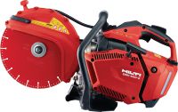 DSH 600-X Petrol cut-off saw Compact and light top-handle 63 cc petrol saw with blade brake – cutting depth up to 120 mm with 300 mm blades