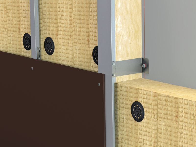 MFT-FOX VTR M FP Medium fixed point thermal bridge-reducing bracket Applications 1