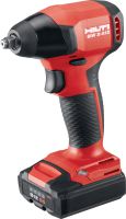 Go to slide 2 of 5: SIW 2-A12 Cordless impact wrench Subcompact-class cordless impact wrench with 3/8” friction ring anvil for economical anchoring and bolting, especially in cramped spaces