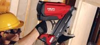 GX-WF Bright profiled nails Bright profiled framing nail for fastening wood to wood with the GX 90-WF nailer Applications 2