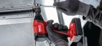 Go to slide 4 of 5: SIW 2-A12 Cordless impact wrench Subcompact-class cordless impact wrench with 3/8” friction ring anvil for economical anchoring and bolting, especially in cramped spaces Applications 2