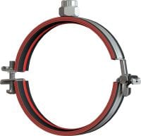 MPN-RC Ultimate galvanised pipe clamp with quick closure for high productivity in medium-duty applications