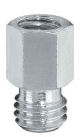 GA Galvanised thread adapters to connect various internal and external thread diameters