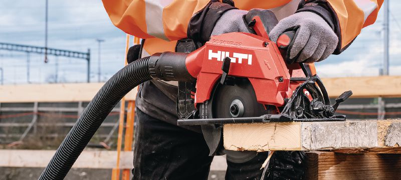 SC 30WR-22 cordless circular saw Cordless circular saw with pre-mounted 190 mm | 7-1/4 blade, for precise cuts up to 70 mm│2-3/4 in wood and wood-based panels (Nuron battery platform) Applications 1