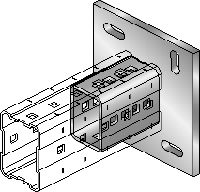 Flat washer DIN 9021 M16 zinced Hot-dip galvanised (HDG) baseplate for fastening MI-90 girders to concrete using two anchors