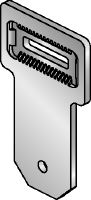 MIC-U-MA Hot-dip galvanised (HDG) multi-angle connector used with MIC-MAH connectors for fastening MI girders to one another at an angle