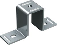 MT-CC-60 U-Fitting Clamp for channel-to-channel or channel-to-girder cross-connections with MT strut channel
