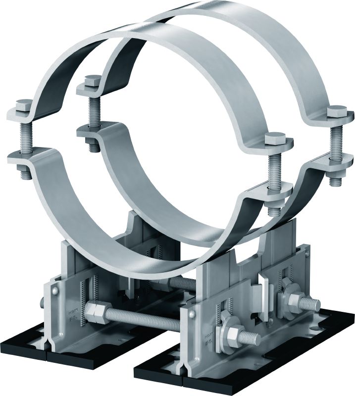 Image 5 of 6: MP-PS 4-2 pipe shoe Outdoor coated (OC) pipe shoe with height and slope adjustability for heavy industrial applications with outer pipe diameters of 217-610 mm (8 to 24)