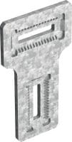 MIC-T Hot-dip galvanised (HDG) connector for fastening MI girders perpendicularly to one another