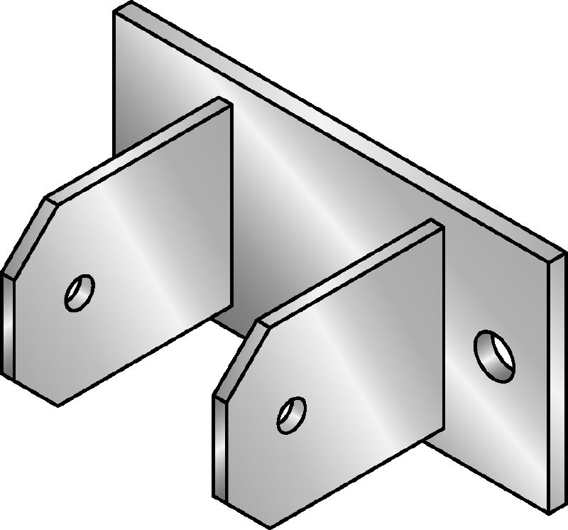 MIC-CU-MAH Hot-dip galvanised (HDG) connector for fastening girders directly to concrete at angles between 0 and 180 degrees