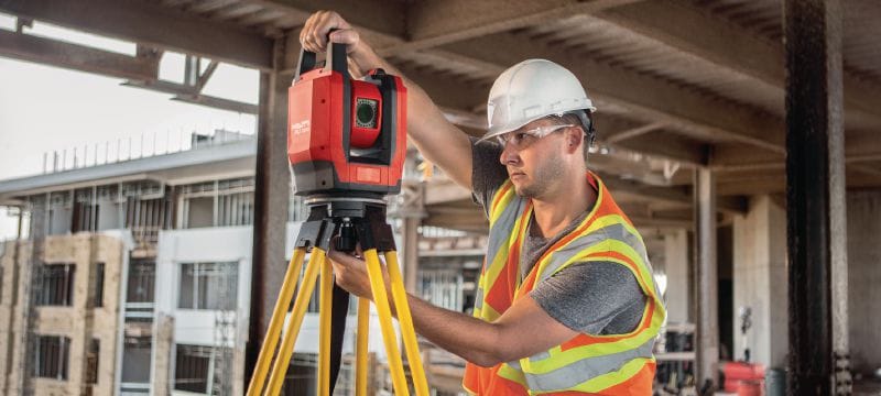 PLT 300 Digital layout tool Automated construction layout tool to speed-up jobsite stake-out using digital methods and BIM Applications 1