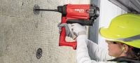 GX-IE Gas-actuated insulation nailer Gas nailer for insulation fastening on soft and some tough concrete Applications 2