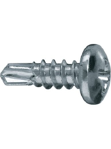 S-DD 08 Z 02 Metal framing screw Interior metal framing screw with oval head (zinc-plated) for fastening stud to track