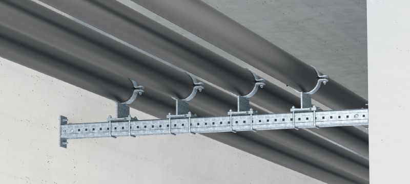 Flat washer DIN 9021 M16 zinced Hot-dip galvanised (HDG) baseplate for fastening MI-90 girders to concrete using two anchors Applications 1